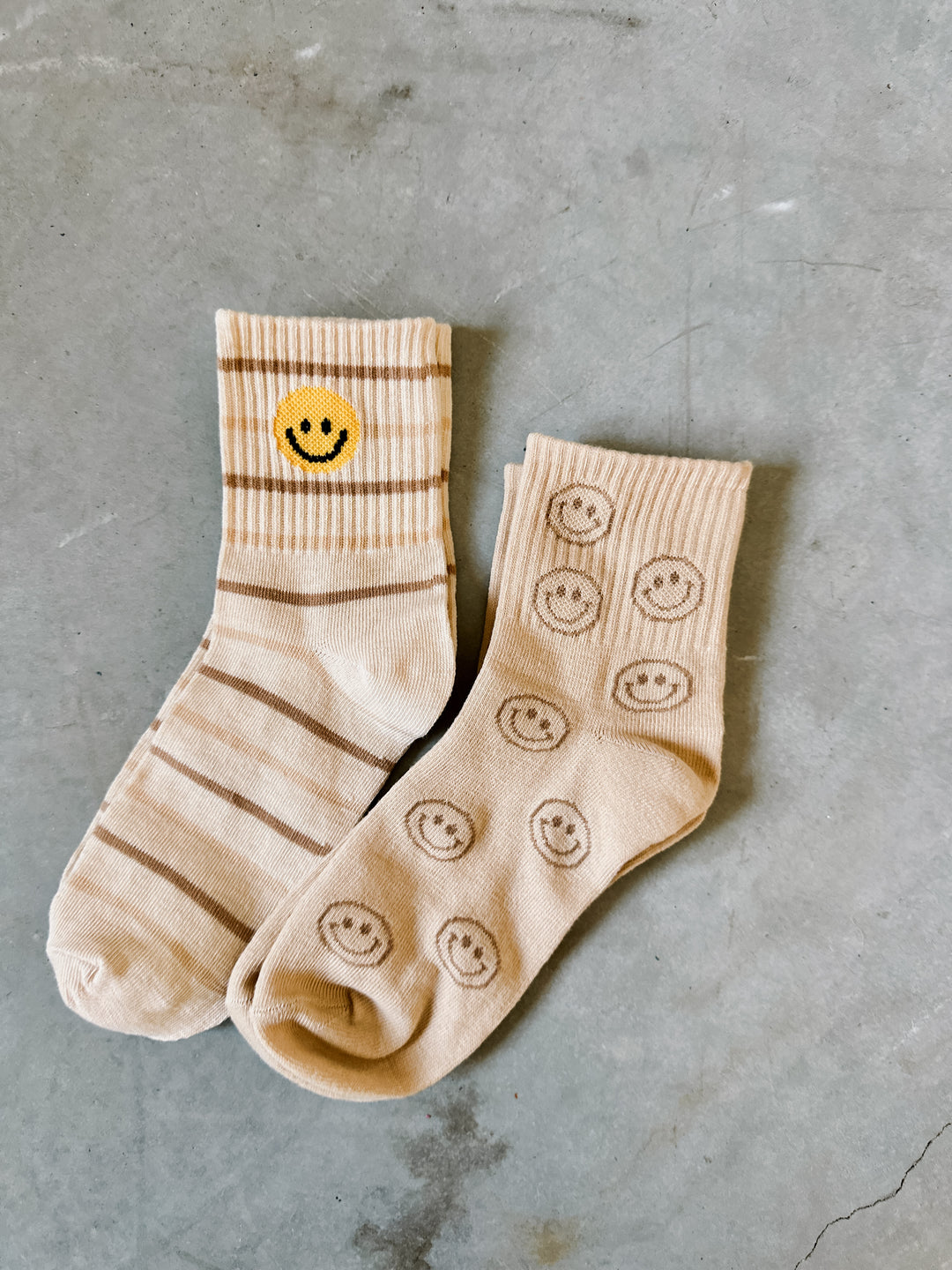 Smiley Face Pattern Socks