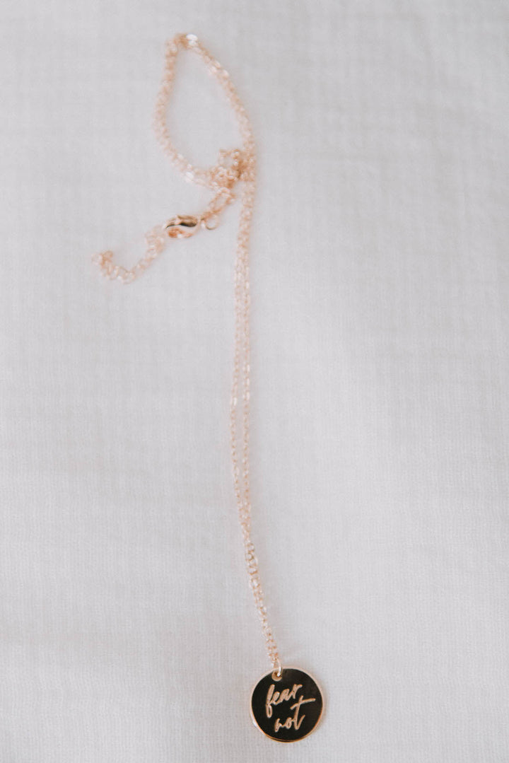 Fear Not Necklace - Clothed in Love Boutique