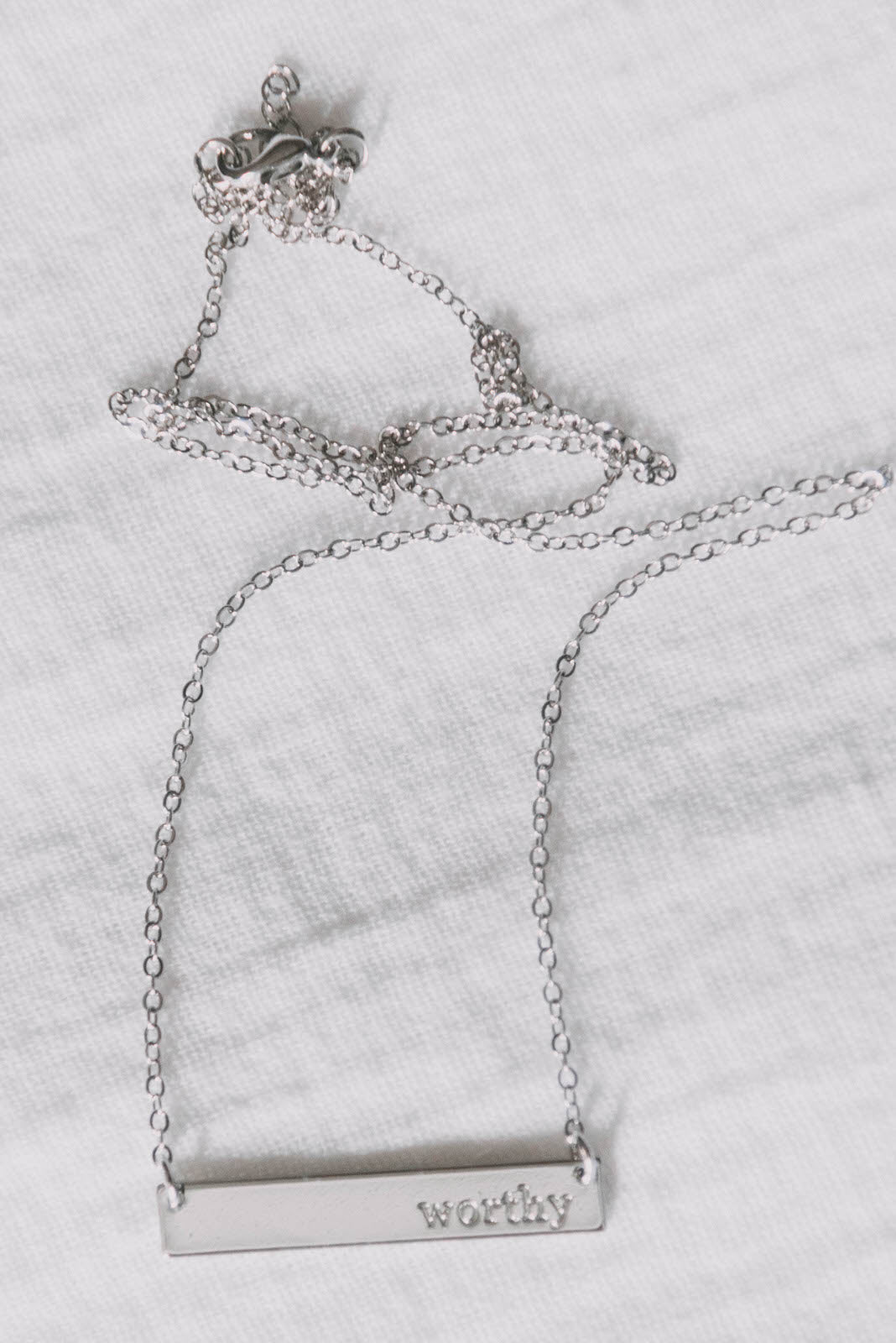 Worthy Bar Necklace - Clothed in Love Boutique