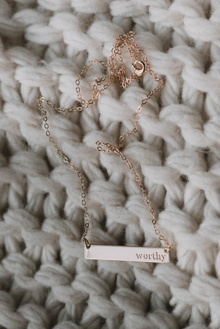 Worthy Bar Necklace
