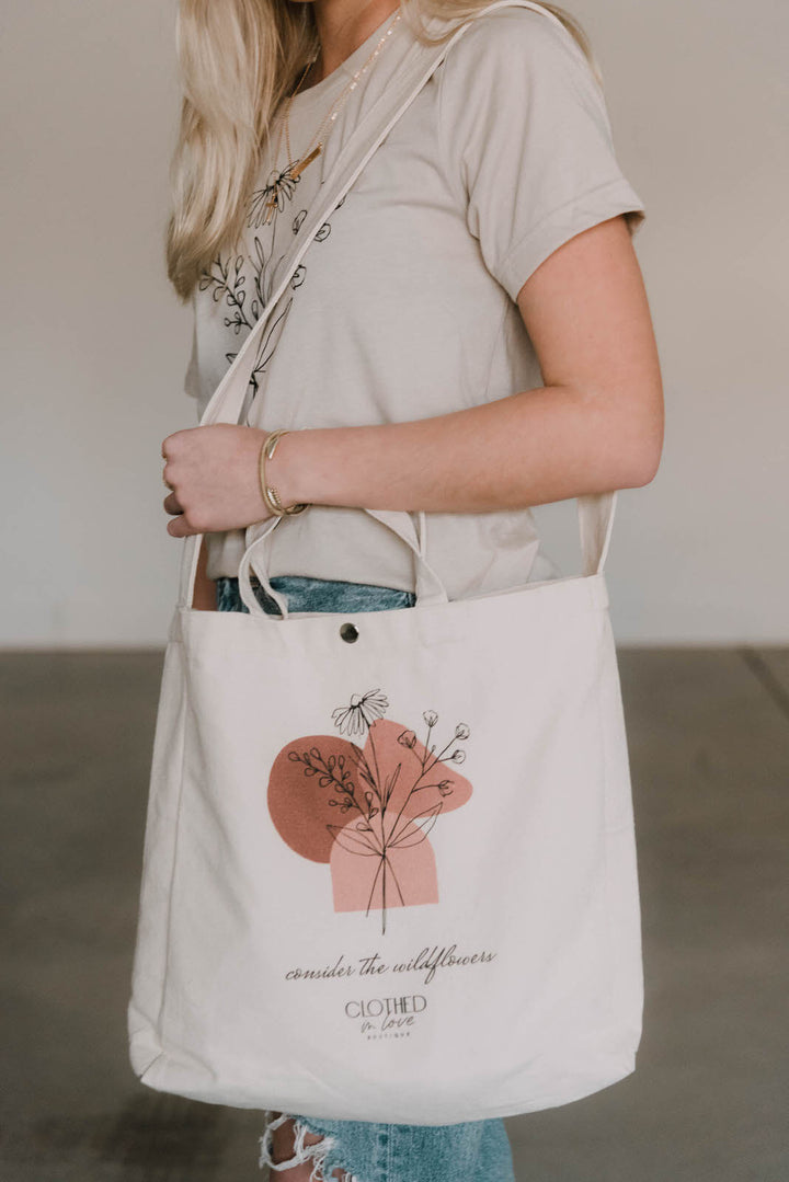 Consider the Wildflowers Tote Bag