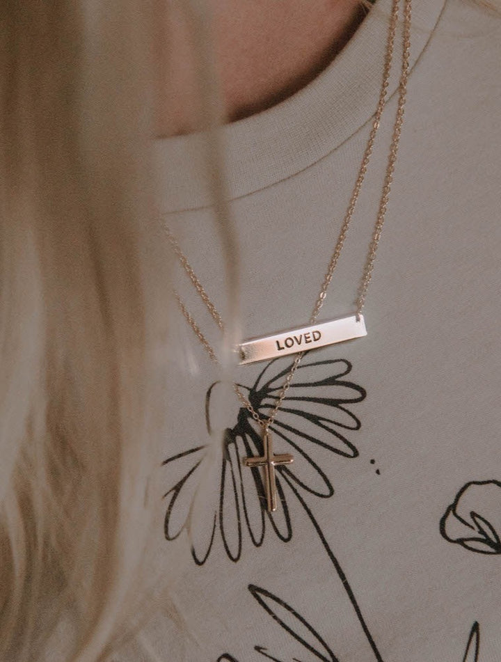 Loved Bar Necklace