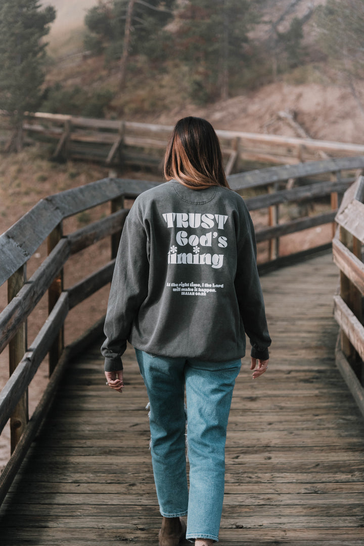 Trust God's Timing Sweatshirt