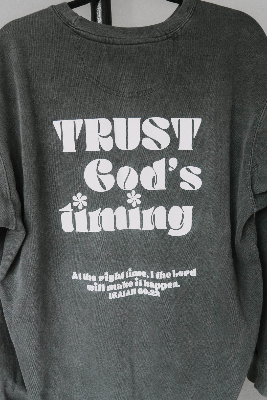 Trust God's Timing Sweatshirt