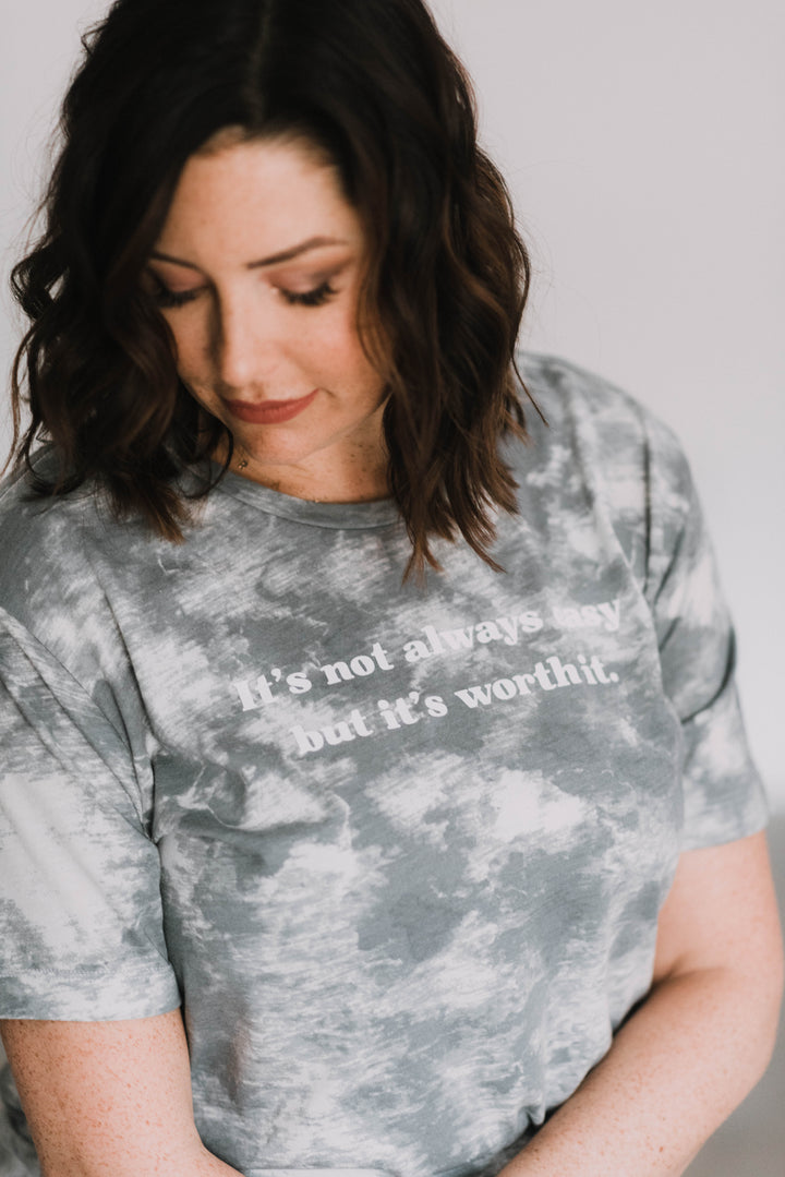 Worth It Tie-Dye Tee