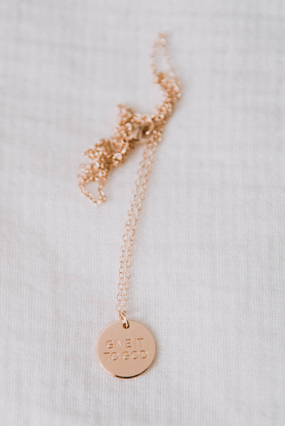 Give it to God Necklace - Clothed in Love Boutique
