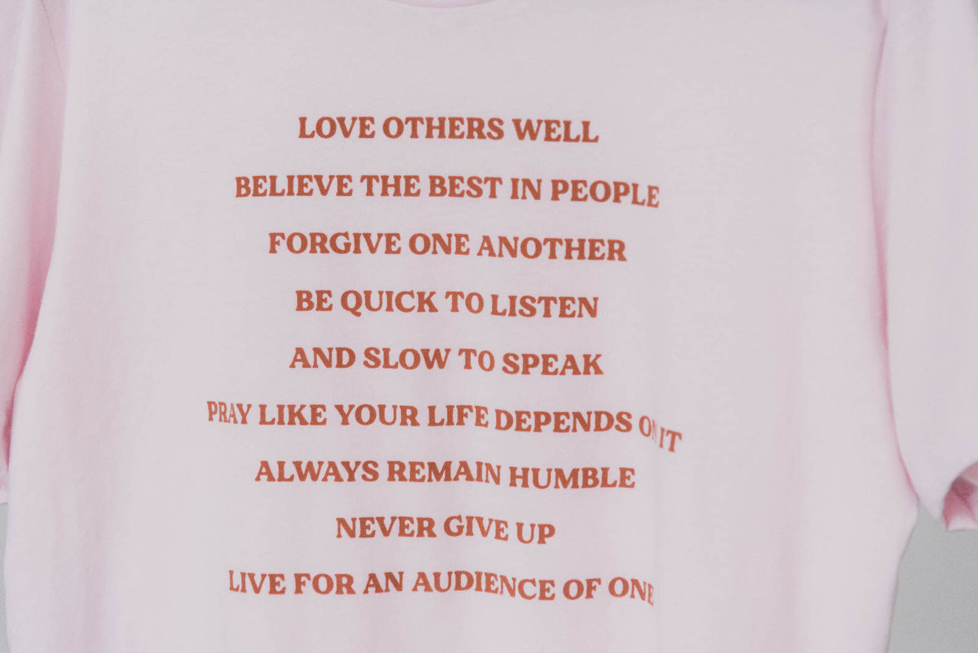 Words to Live By Tee - Clothed in Love Boutique